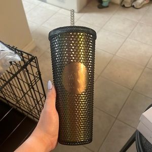 NWT Black Iridescent Studded Starbucks Tumbler